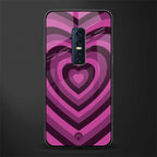 y2k burgundy hearts aesthetic glass case for vivo v17 pro image