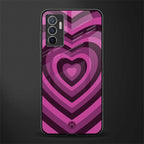 y2k burgundy hearts aesthetic glass case for vivo v23e image