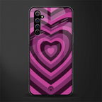 y2k burgundy hearts aesthetic glass case for realme x50 pro image