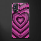 y2k burgundy hearts aesthetic glass case for realme x7 image