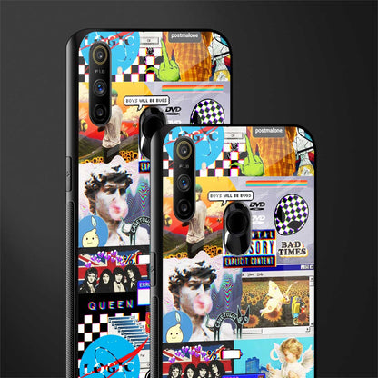 y2k collage aesthetic glass case for realme narzo 20a image-2