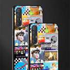 y2k collage aesthetic glass case for oppo reno 3 pro image-2