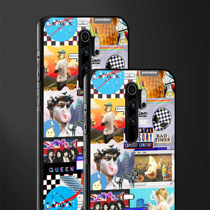 y2k collage aesthetic glass case for redmi note 8 pro image-2