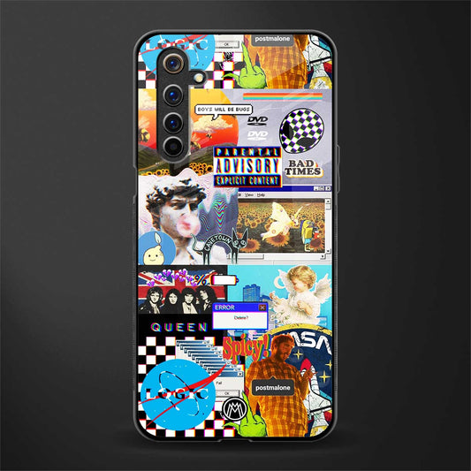 y2k collage aesthetic glass case for realme 6 pro image