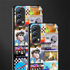 y2k collage aesthetic glass case for oppo f19 image-2