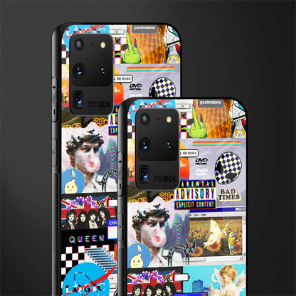 y2k collage aesthetic glass case for samsung galaxy s20 ultra image-2