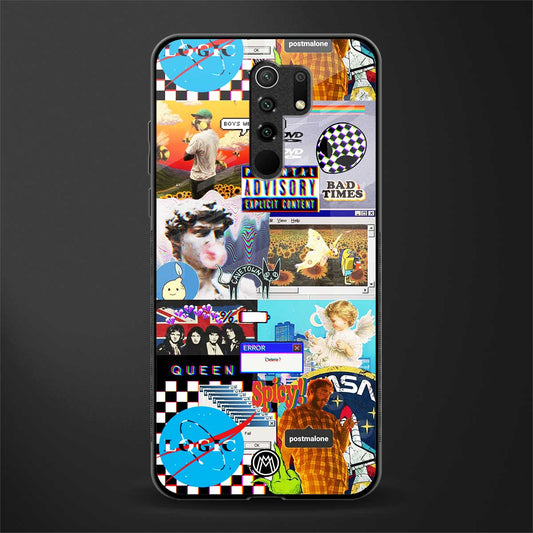y2k collage aesthetic glass case for poco m2 image