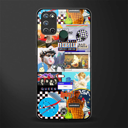 y2k collage aesthetic glass case for realme 7i image