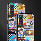 y2k collage aesthetic glass case for vivo y53s image-2