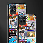 y2k collage aesthetic glass case for realme 8i image-2