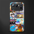 y2k collage aesthetic glass case for mi 11 ultra 5g image