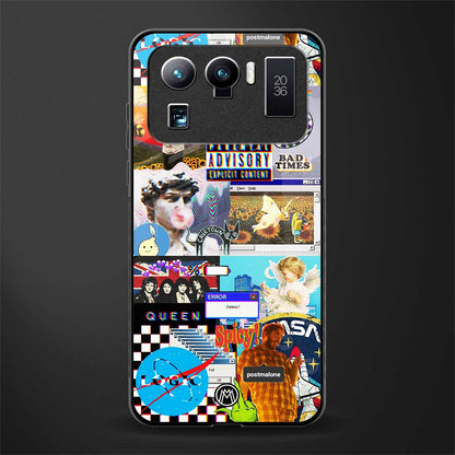 y2k collage aesthetic glass case for mi 11 ultra 5g image