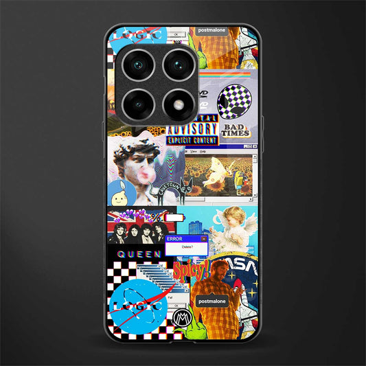 y2k collage aesthetic glass case for oneplus 10 pro 5g image