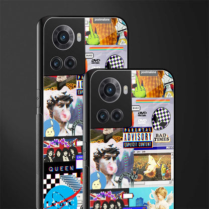 y2k collage aesthetic back phone cover | glass case for oneplus 10r 5g