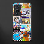 y2k collage aesthetic glass case for vivo x70 image