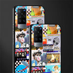 y2k collage aesthetic glass case for vivo x60 image-2