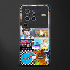 y2k collage aesthetic glass case for vivo x80 pro 5g image