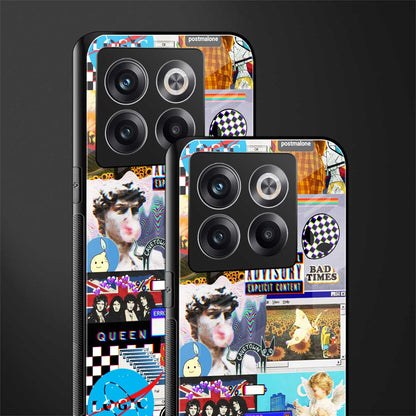 y2k collage aesthetic back phone cover | glass case for oneplus 10t