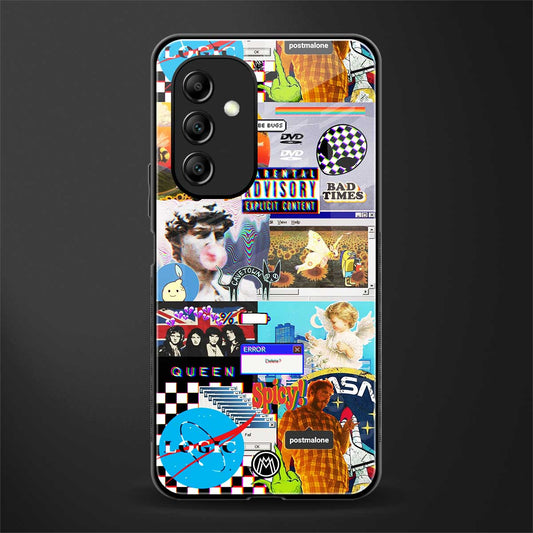 y2k collage aesthetic back phone cover | glass case for samsung galaxy a14 5g