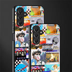 y2k collage aesthetic back phone cover | glass case for samsun galaxy a24 4g
