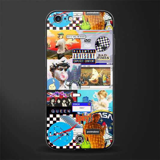 y2k collage aesthetic glass case for iphone 6s plus image