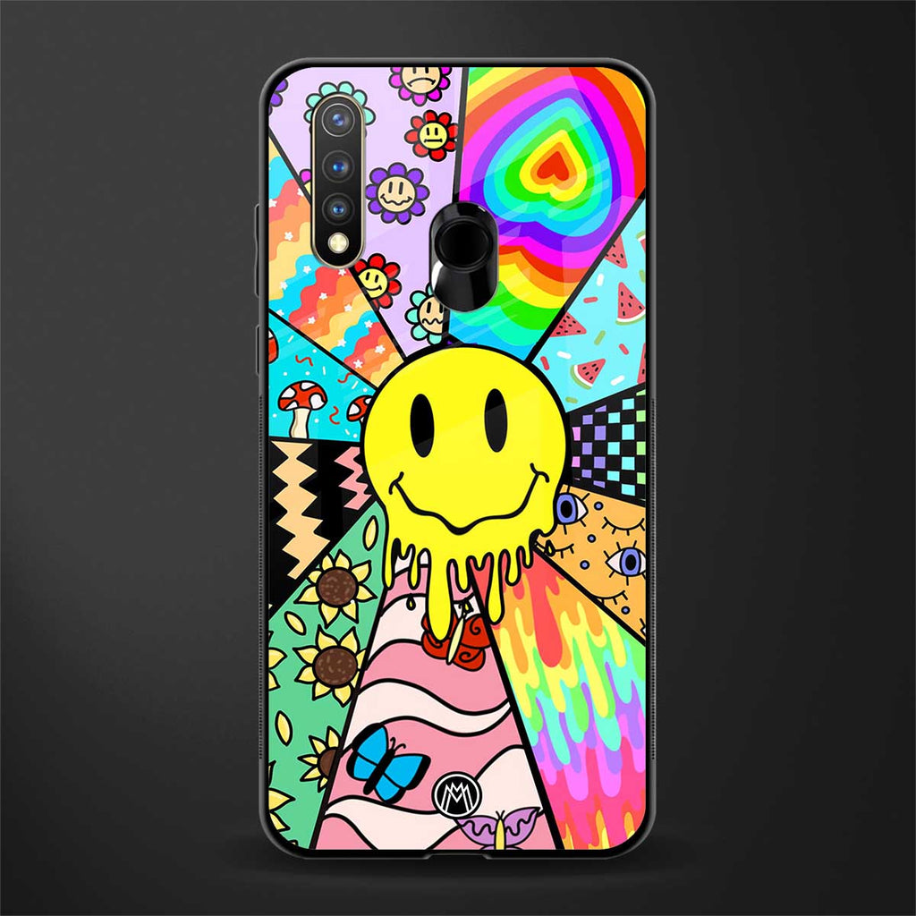 y2k doodle glass case for vivo u20 image