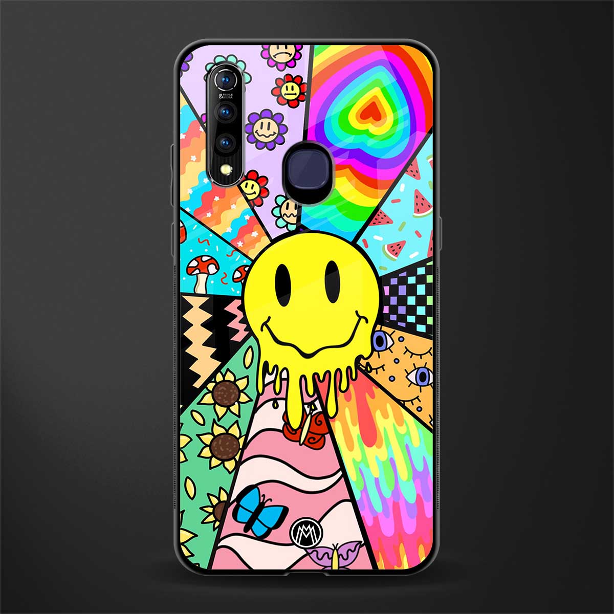y2k doodle glass case for vivo z1 pro image
