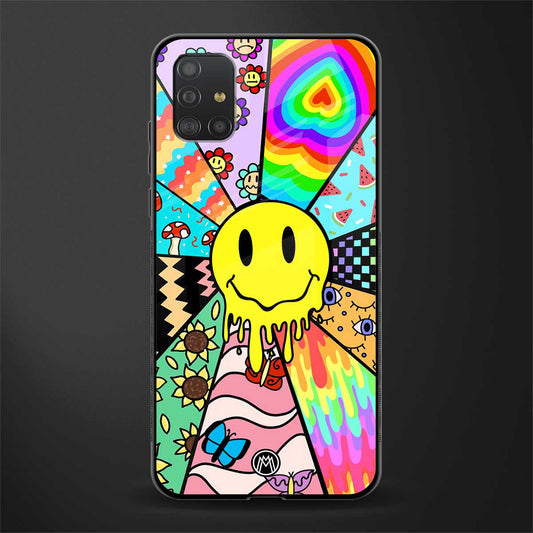 y2k doodle glass case for samsung galaxy a51 image