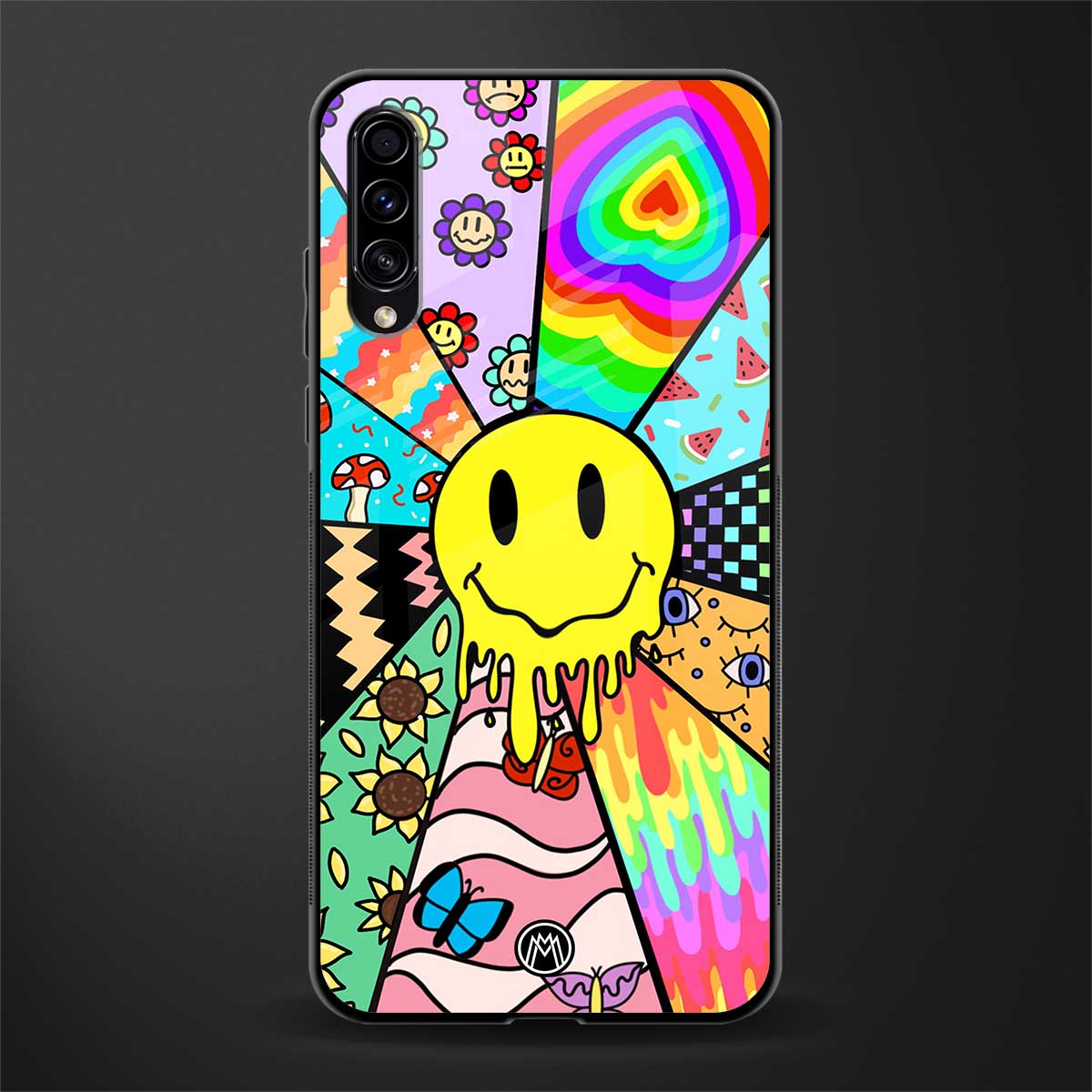 y2k doodle glass case for samsung galaxy a50 image