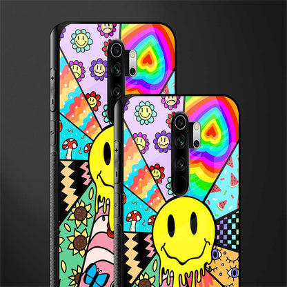 y2k doodle glass case for redmi note 8 pro image-2