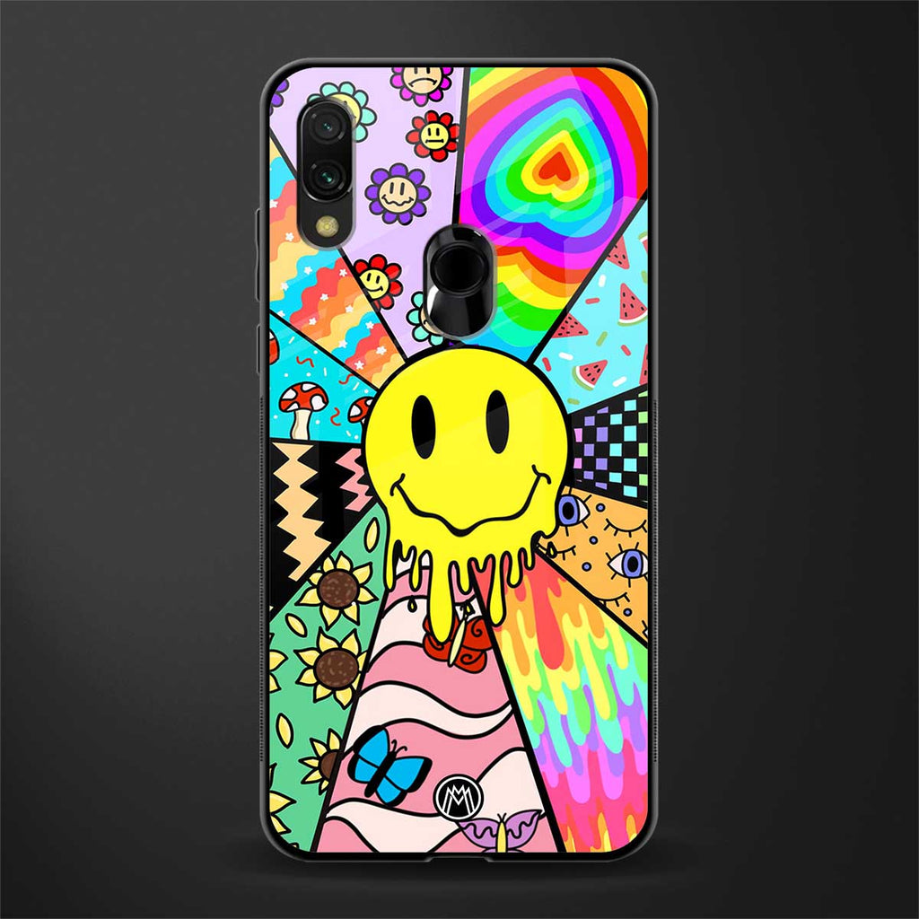 y2k doodle glass case for redmi 7redmi y3 image