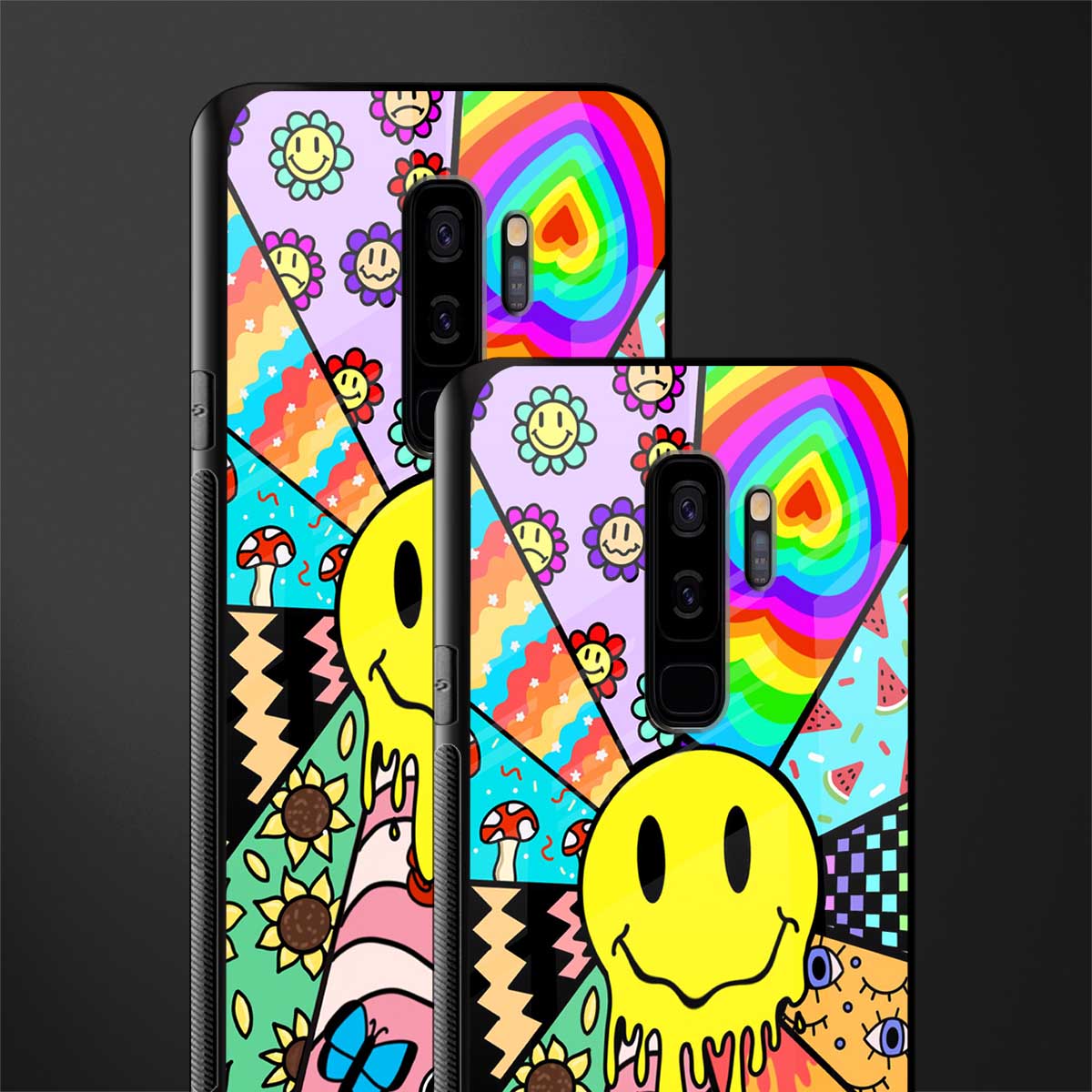 y2k doodle glass case for samsung galaxy s9 plus image-2