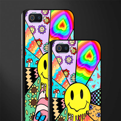 y2k doodle glass case for oppo a1k image-2