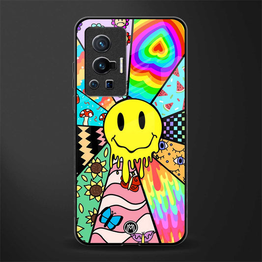 y2k doodle glass case for vivo x70 pro image