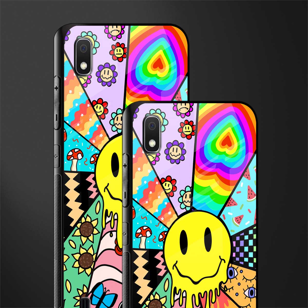 y2k doodle glass case for samsung galaxy a10 image-2