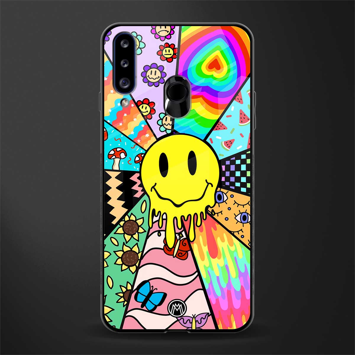 y2k doodle glass case for samsung galaxy a20s image