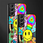 y2k doodle glass case for samsung galaxy s21 image-2