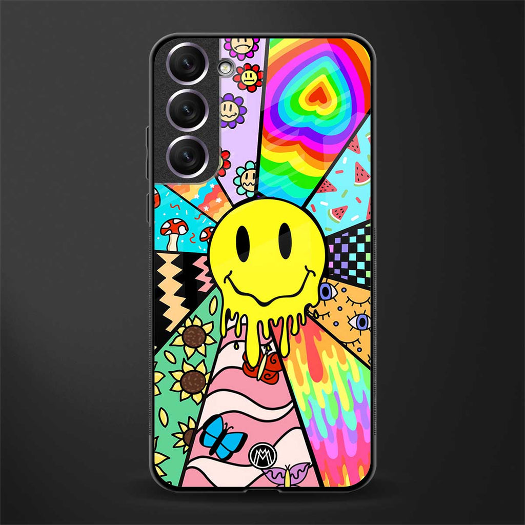y2k doodle glass case for samsung galaxy s21 image