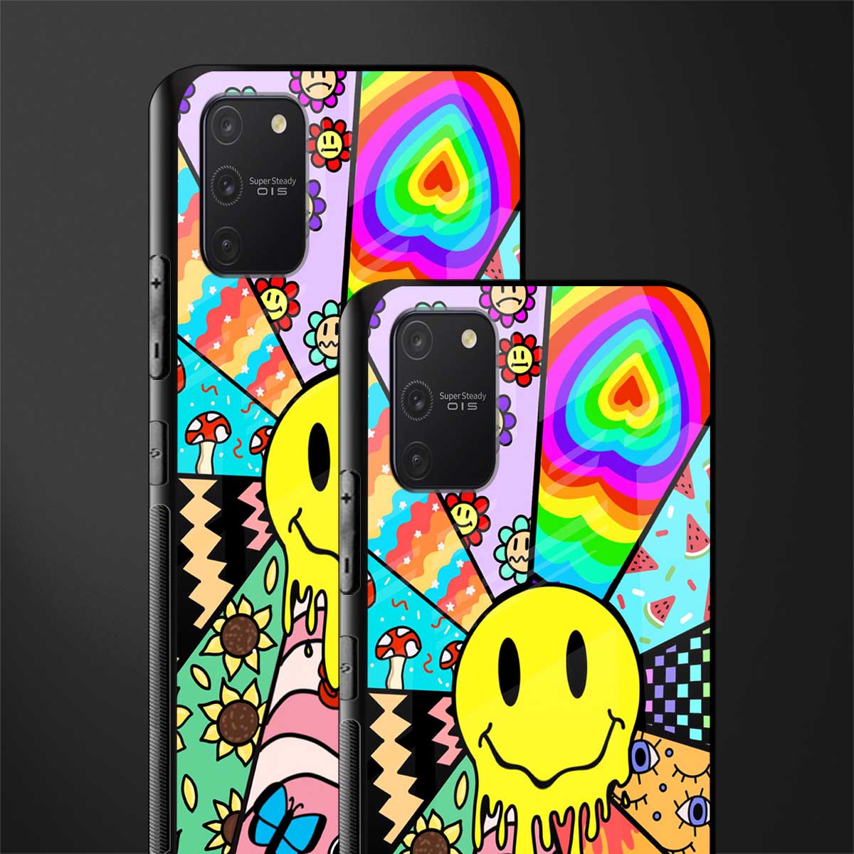 y2k doodle glass case for samsung galaxy s10 lite image-2