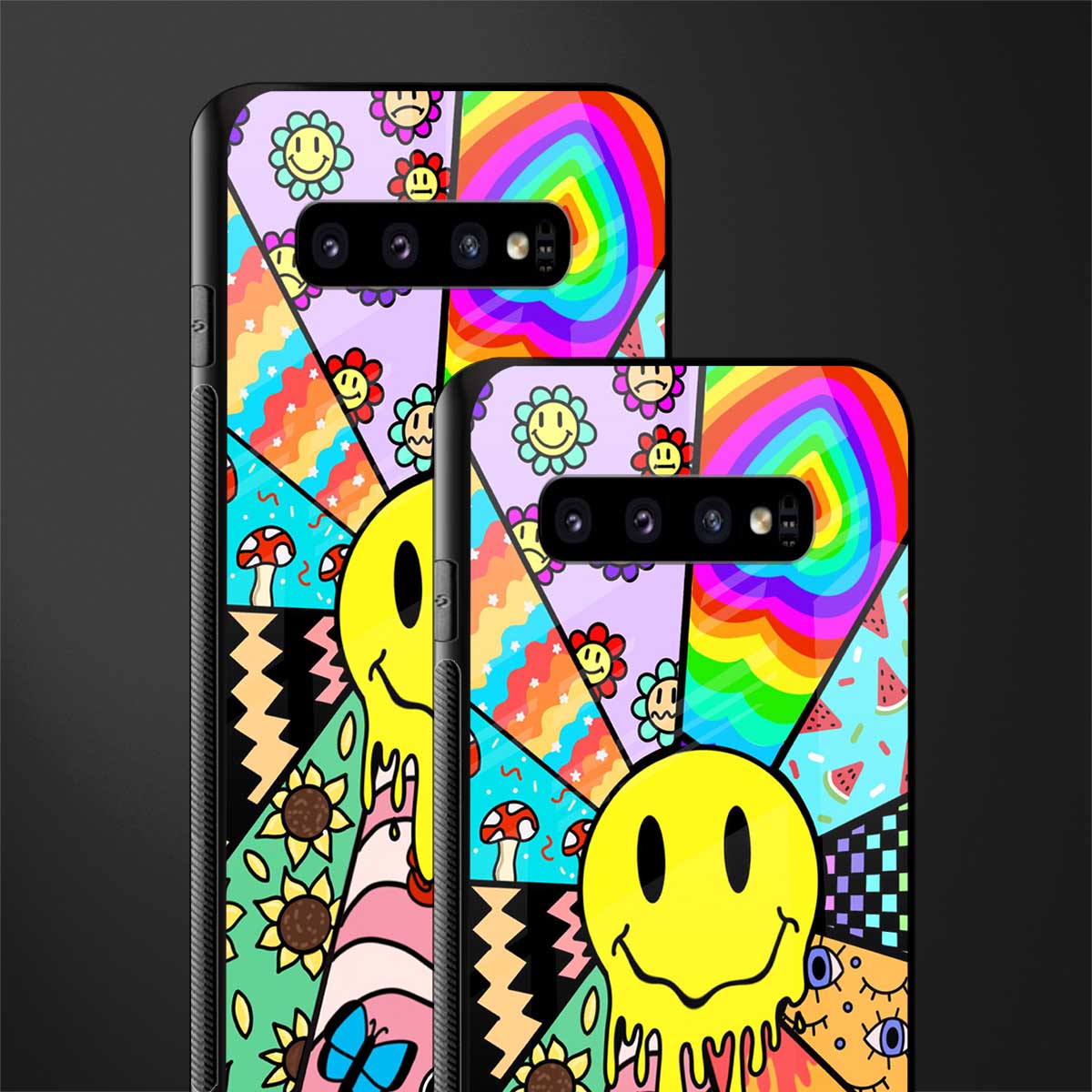 y2k doodle glass case for samsung galaxy s10 image-2