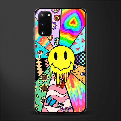 y2k doodle glass case for samsung galaxy s20 image
