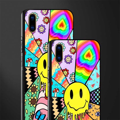 y2k doodle glass case for vivo v11 pro image-2