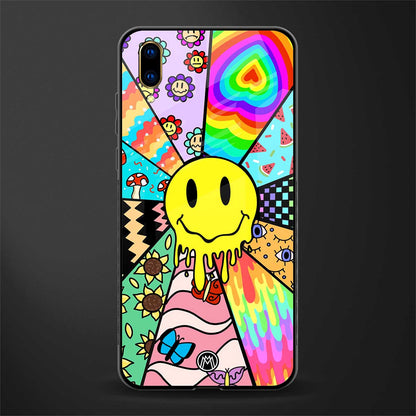y2k doodle glass case for vivo v11 pro image