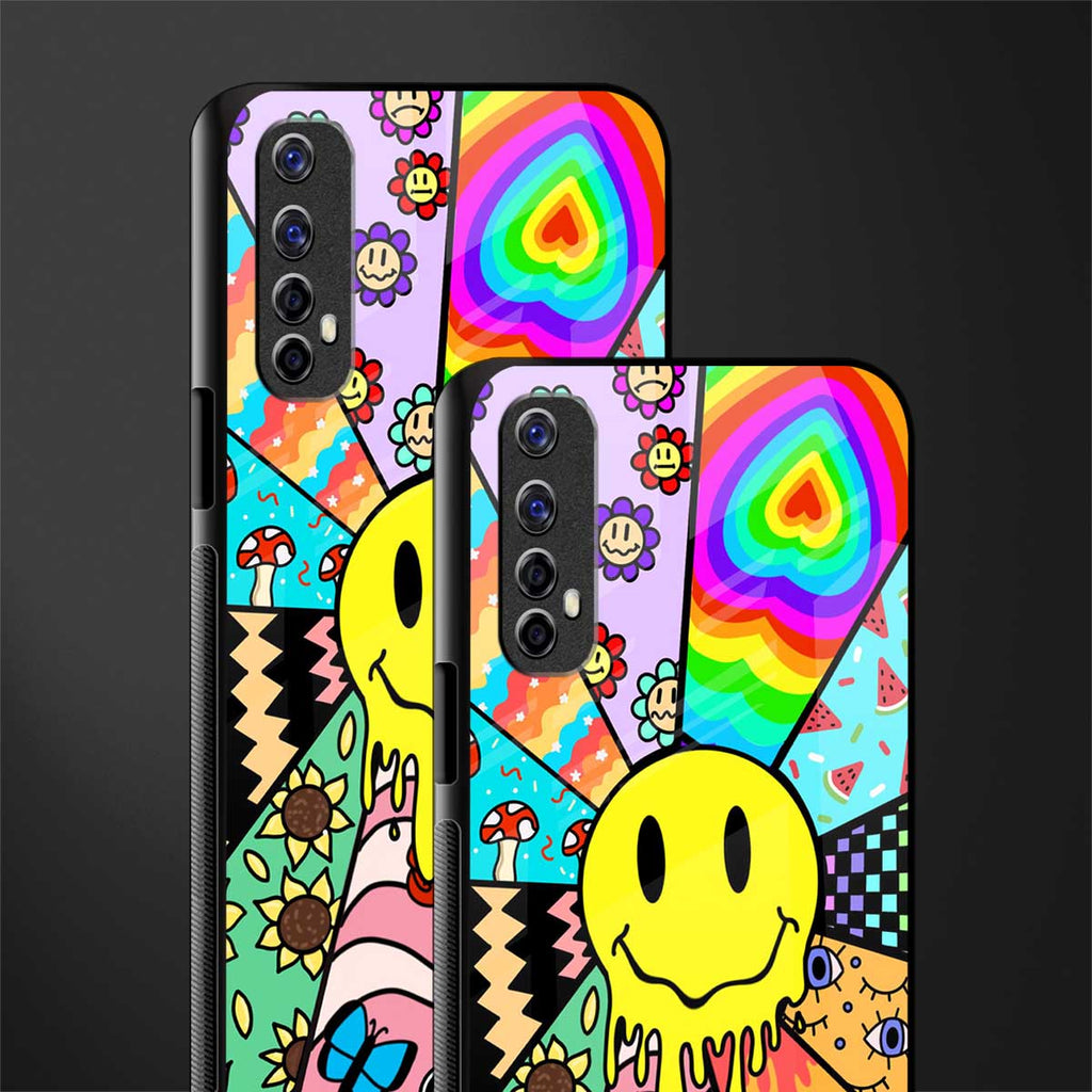 y2k doodle glass case for realme narzo 20 pro image-2