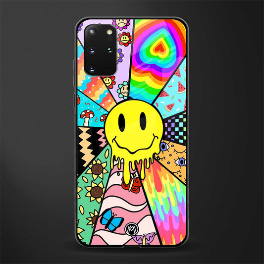 y2k doodle glass case for samsung galaxy s20 plus image
