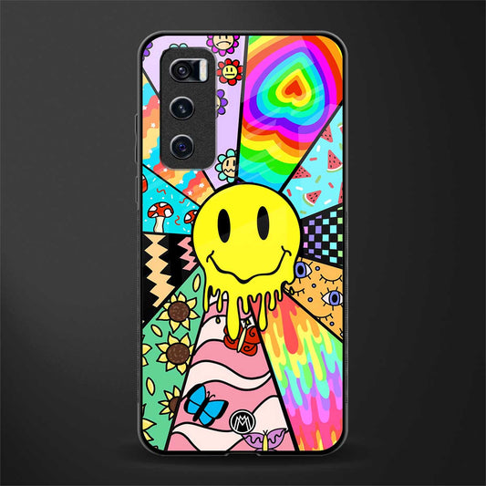 y2k doodle glass case for vivo v20 se image