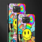 y2k doodle glass case for poco x3 image-2