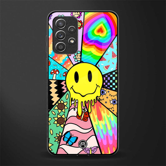 y2k doodle glass case for samsung galaxy a72 image