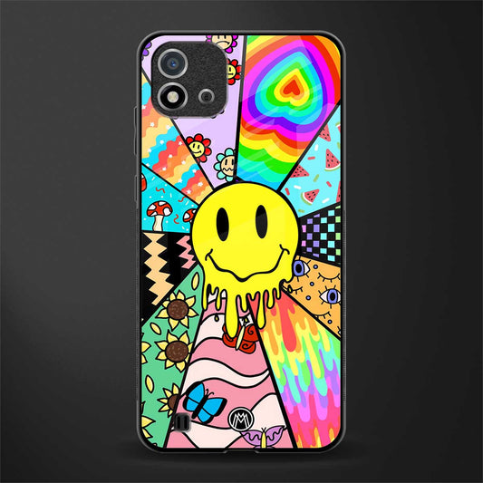 y2k doodle glass case for realme c20 image