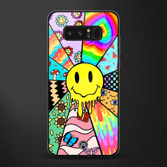 y2k doodle glass case for samsung galaxy note 8 image